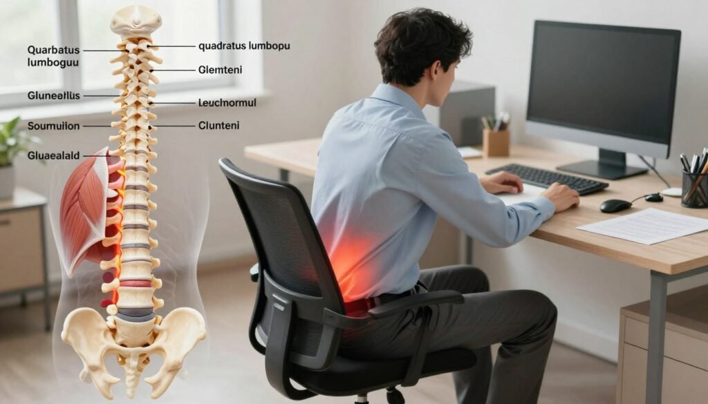 Anatomy of Lower Back Pain in Desk Jobs