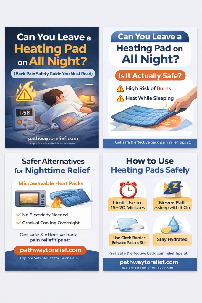 Can You Leave a Heating Pad on All Night?